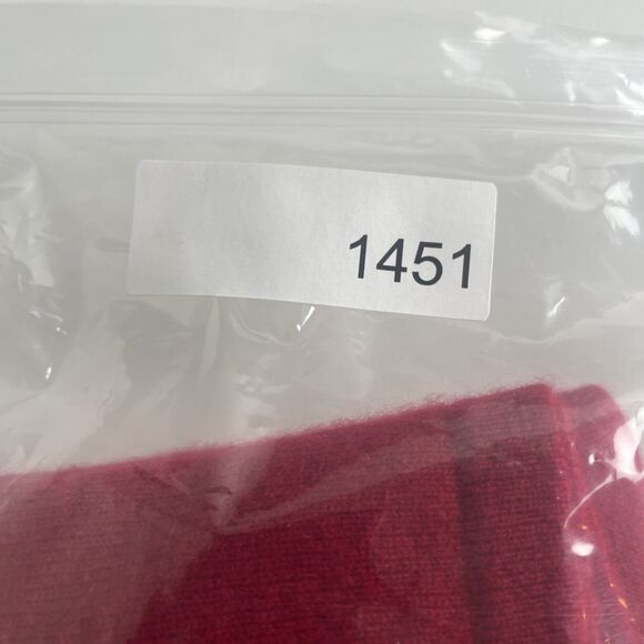 Lord Taylor Sweater Women L/G Red Cashmere Vest Minimalist old money - Picture 8 of 8